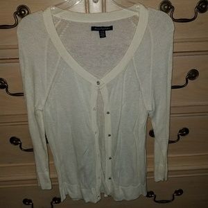 American Eagle off-white button up jacket